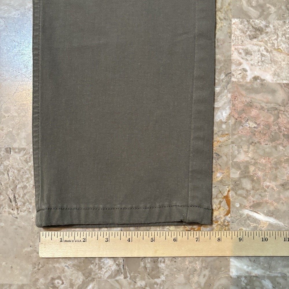 Mugsy Pants Mens 38x34 Green Olives Chino Soft Cotton Blend Office Casual - Picture 8 of 10